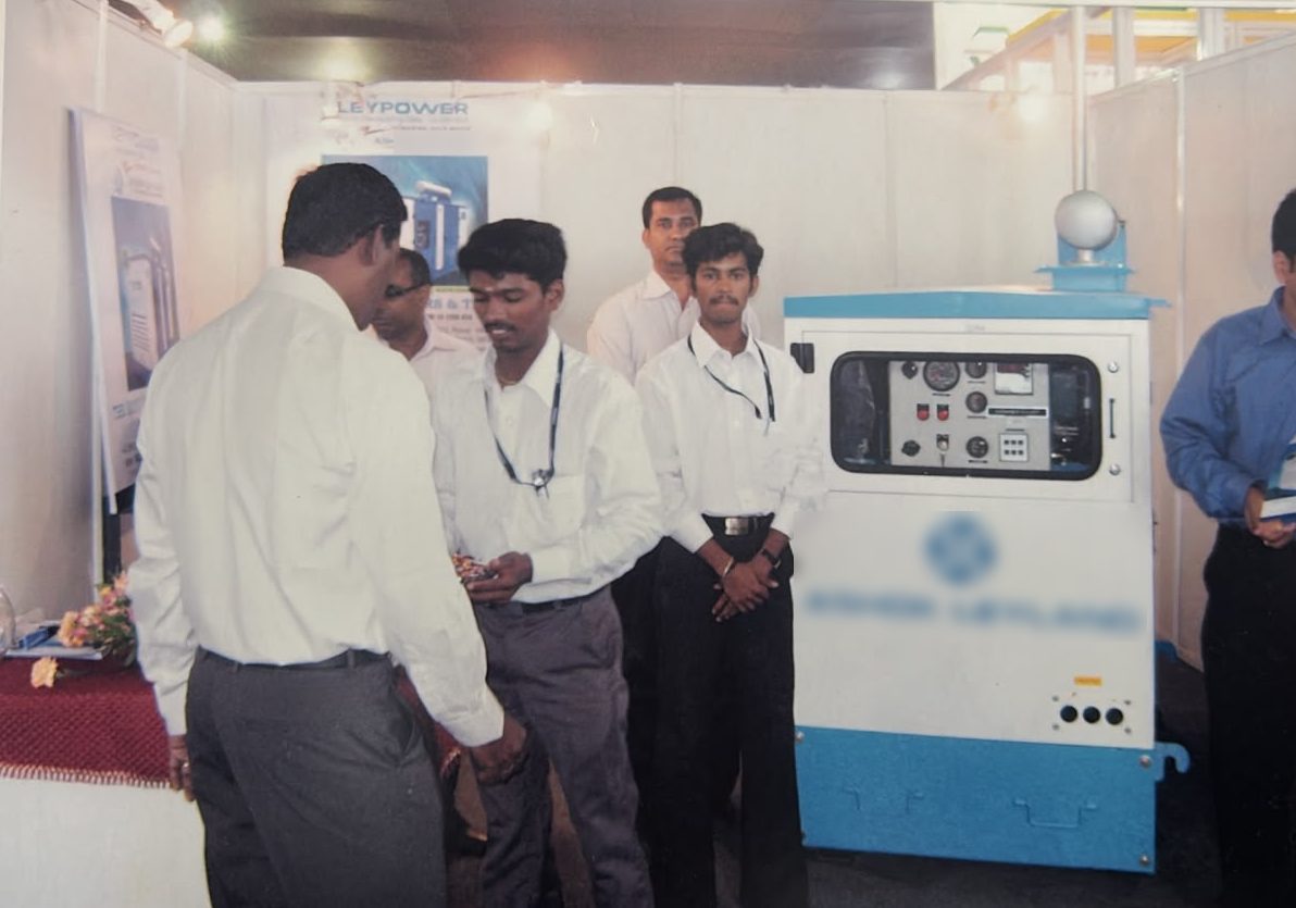 CODISSIA INTEC 2008 with Mr. Mahesh Pattapatti and Antony Lobo, Head LEYPOWER power solutions business